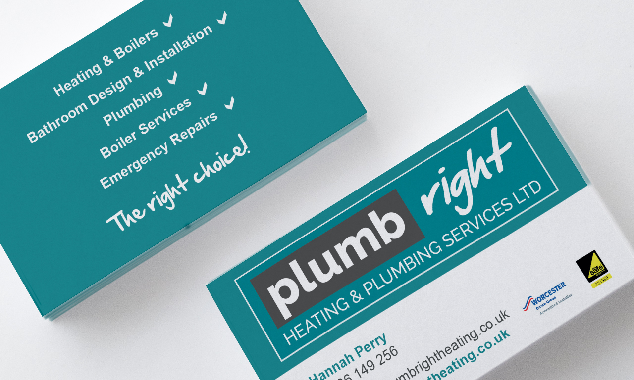 Plumbright Business cards